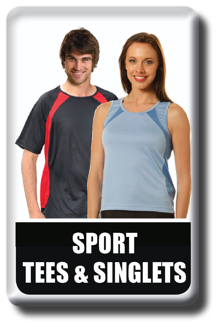SPORT TEE & SINGLETS LABEL, Cool Dry, Quick Dry, Breathable, Light weight